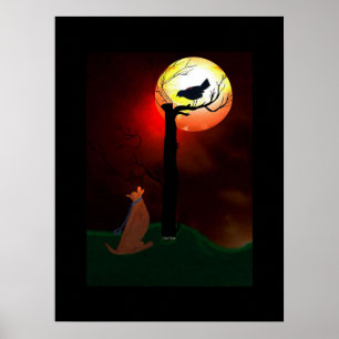 Hallo De tekening van LeeMarie. Poster