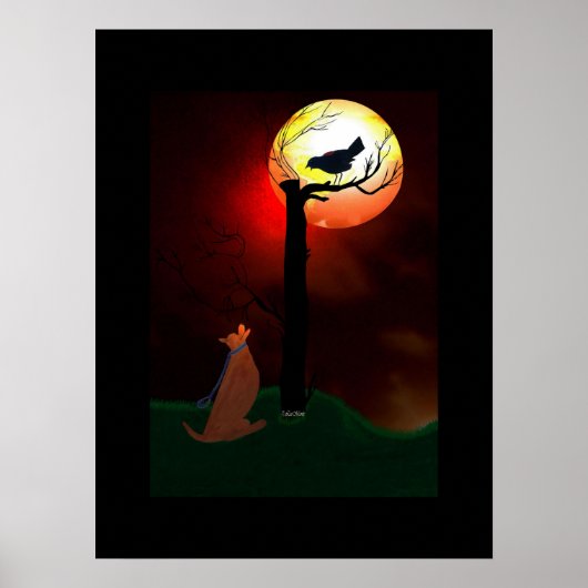 Hallo De tekening van LeeMarie. Poster (Voorkant)