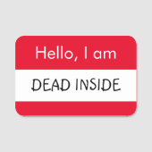 hallo... Dead Inside Naamplaatje (Voorkant)