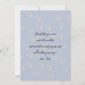 Hallo Denken aan You Terrier Wenskaart Kaart (Achterkant)