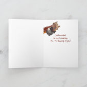 Hallo denking van je grappige paard die naar je ki kaart (Binnen)