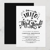 hallo derde graad | Afstuderen van de tweede zwart Kaart (Voorkant / Achterkant)