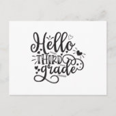 hallo derde graad briefkaart (Voorkant)