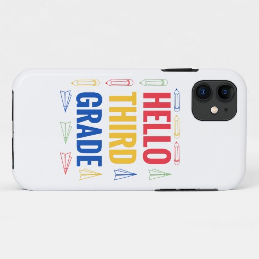 hallo derde graad Case-Mate iPhone case (Achterkant (horizontaal))