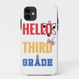 hallo derde graad   Geweldig ontwerp voor 3e kwali Case-Mate iPhone Case