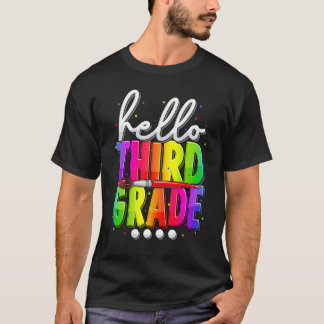 hallo derde graad kleurstofteam 3e graad terug naa t-shirt