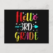 hallo derde graad leraar of student briefkaart (Voorkant)