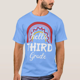 hallo derde graad Shirt regenboog 3e graad terug n