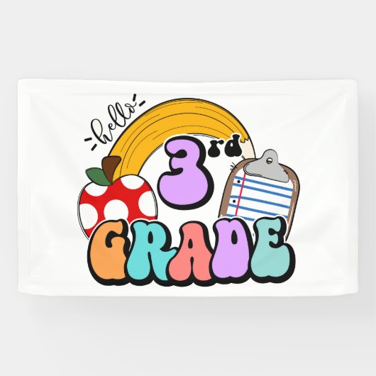 hallo derde graad spandoek (Horizontaal)