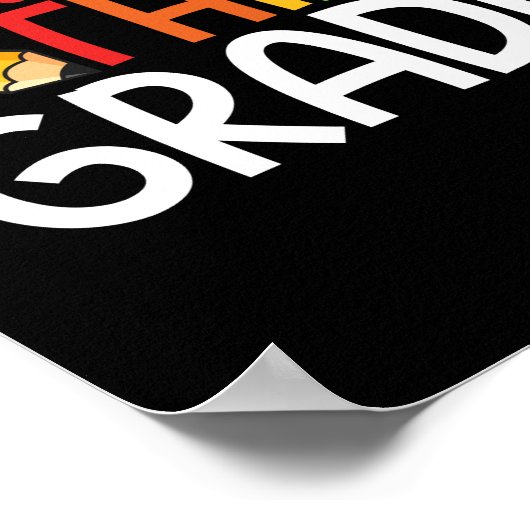 hallo derde graad team 3e graad terug naar school poster (Hoek)