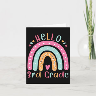 hallo derde graad terug naar school 3e graad leraa kaart