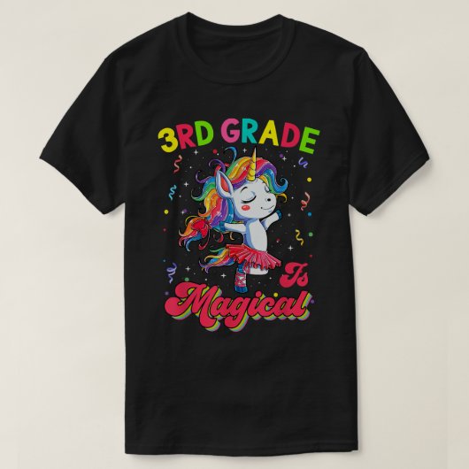 hallo derde klas is magisch terug naar school Unic T-shirt (Design voorkant)