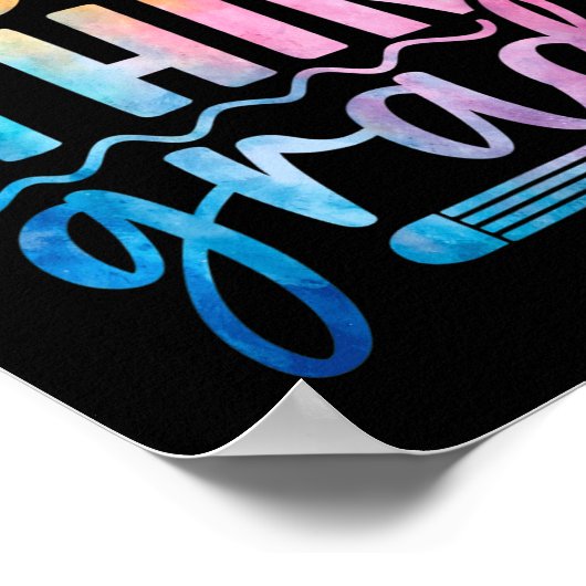 Hallo Derde klas Kinder eerste schooldagen Poster (Hoek)