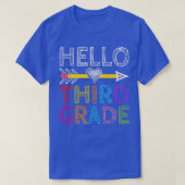 hallo derde klas leraar student t-shirt (Design voorkant)