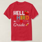 hallo derde klas team 3de klas terug naar school t-shirt (Design voorkant)