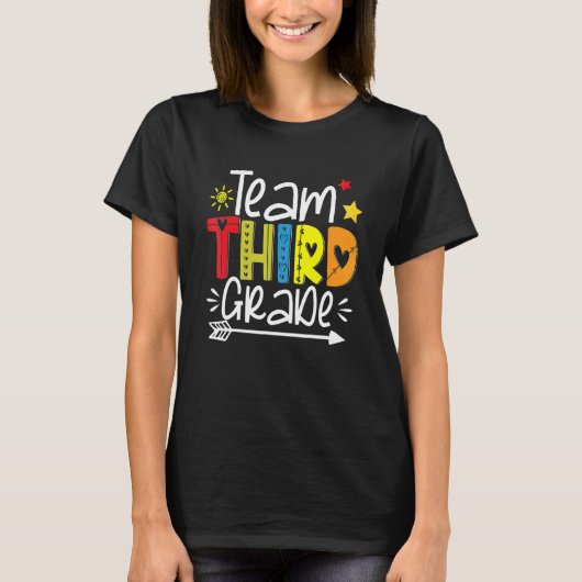 hallo derde klas terug naar school 3de lerarenstud t-shirt (Voorkant)