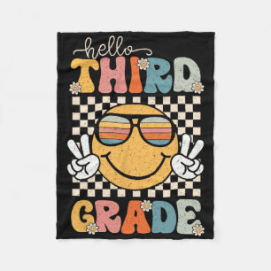 Hallo Derde Klas Terug naar School 3e Klas Eerste  Fleece Deken