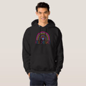 hallo derde klas van het team hoodie (Voorkant volledig)