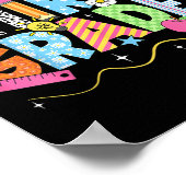 hallo derde klas van het team poster (Hoek)