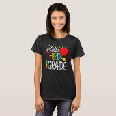 hallo derde klas van het team t-shirt (Voorkant volledig)