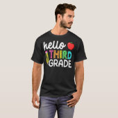 hallo derde klas van het team t-shirt (Voorkant volledig)