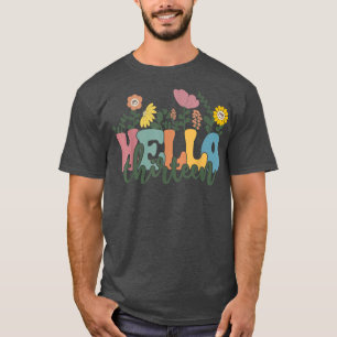 hallo dertien van mijn 13-jarige gelukkige geboort t-shirt