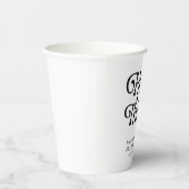 Hallo Dertig Retro 30e verjaardag Papieren Bekers (Rechts)