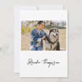 Hallo Dertigste verjaardagsfeestje 30 jaar oud Kaart (Achterkant)