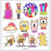 Hallo Designer Sticker Set 1 (Vel)