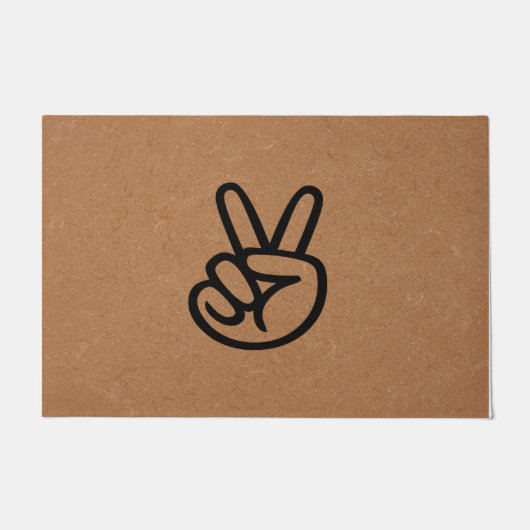 Hallo deurmat gastvrije mat, gepersonaliseerd (Voorkant)