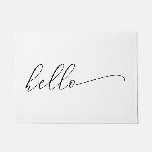 hallo deuromte bovenlaag voor lagen deurmat (Voorkant)