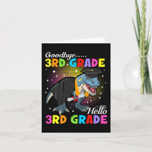 Hallo Dinosaur T Rex Afscheid 3e Graad 4 Graad G Kaart