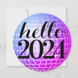 Hallo Disco Ball Kaart