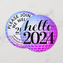 Hallo Disco Ball Kaart