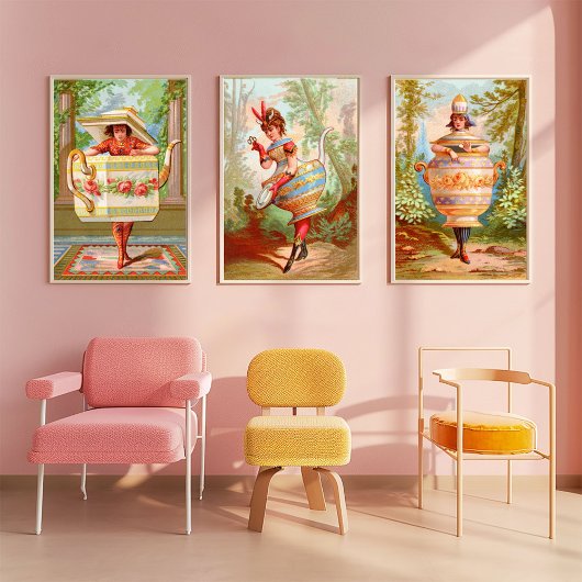 Hallo Dish Darlings Poster