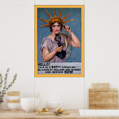 hallo! Dit is de Vrijheid~ Wereldoorlog 1 Poster (Keuken)