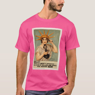 Hallo, dit is Liberty die spreekt Actief T-shirt