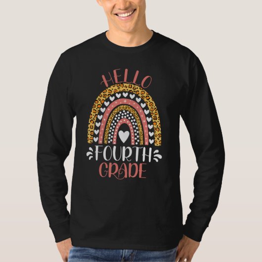 Hallo docent groep 6 terug naar school t-shirt (Voorkant)