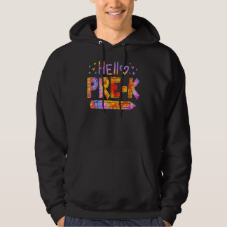 hallo docent-Kinderen voor het eerst naar school Hoodie