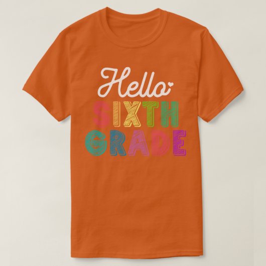 Hallo Docent T-shirt (Design voorkant)
