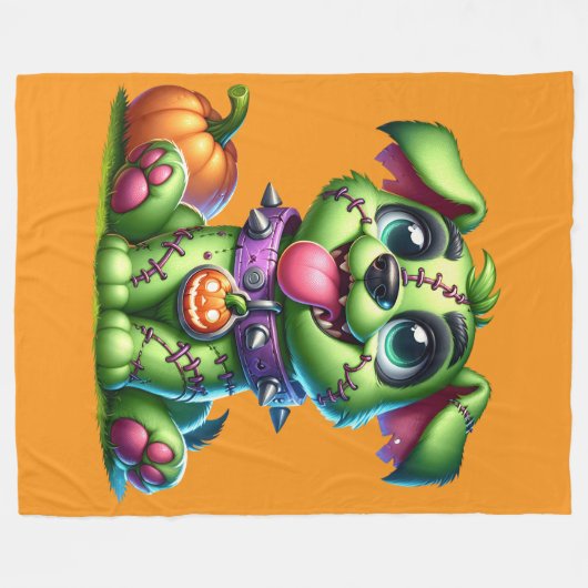 Hallo Dogg 60x80 Fleece Deken (Voorkant (Horizontaal))