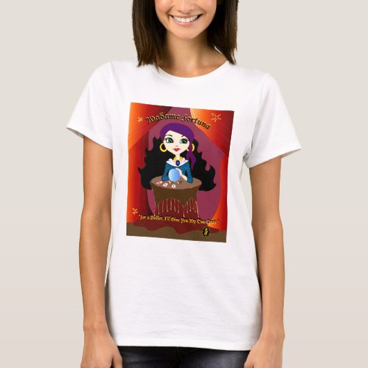hallo Dollies: Madame Fortuna T-shirt (Voorkant)