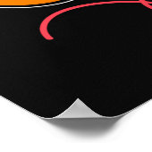 Hallo Doodle van de vierde graad Poster (Hoek)