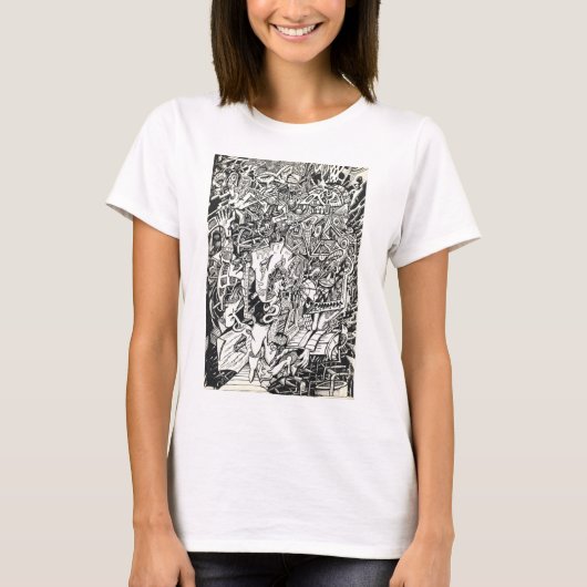 "Hallo!", door Brian Benson T-shirt (Voorkant)