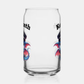 Hallo Draak agent zwaaien! Blikvorm Glas (Rechts)