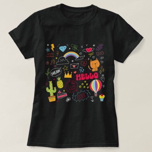 Hallo Droom Liefde T-shirt (Design voorkant)