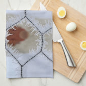 hallo! Duck achter kikkerkeuken Theedoek (Quarter Fold)