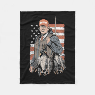 Hallo Duck Hunting Trump Camo Jacht seizoen US FL Fleece Deken