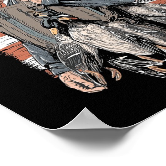 Hallo Duck Hunting Trump Camo Jacht seizoen US FL Poster (Hoek)