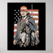 Hallo Duck Hunting Trump Camo Jacht seizoen US FL Poster (Voorkant)